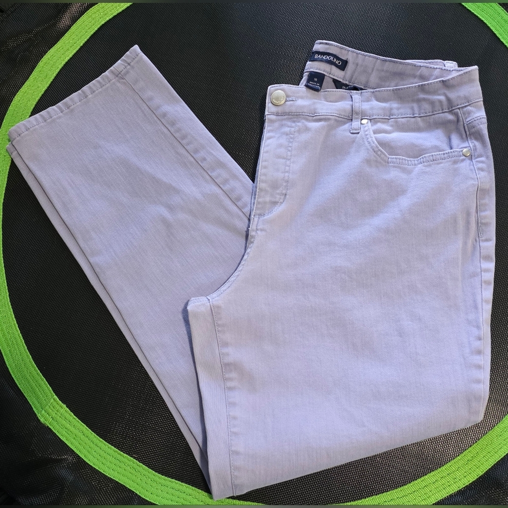 Bandolino Mandie Jeans, Lt Purple, Size 16